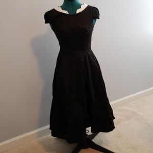 Hearts and Roses Modcloth black dress